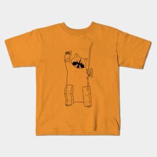 trash panda goalie. Kids T-Shirt